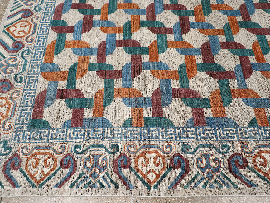 Modern Khotan Carpet, No.32604 - Gss
