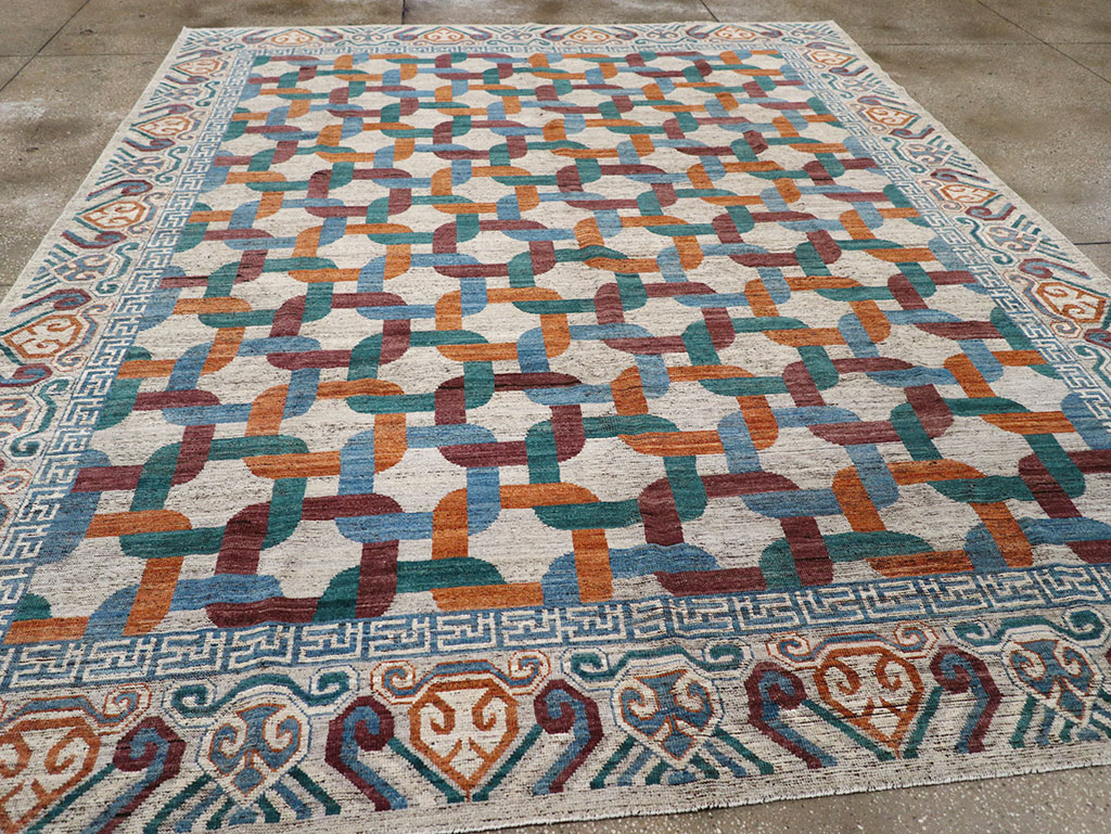 Modern Khotan Carpet, No.32604 - Gss
