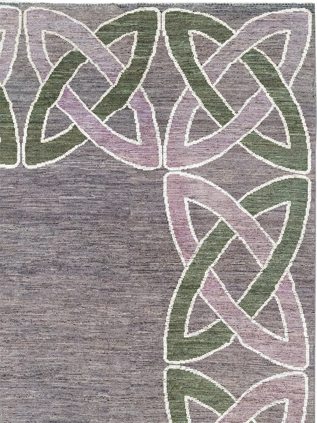 Modern East Turkestan Khotan Room Size Carpet, No.32605 - Gss