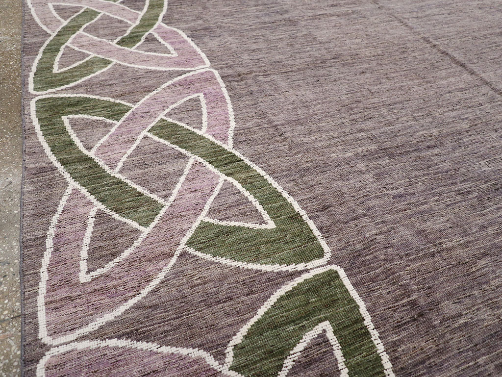 Modern East Turkestan Khotan Room Size Carpet, No.32605 - Gss