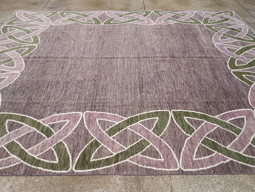 Modern East Turkestan Khotan Room Size Carpet, No.32605 - Gss