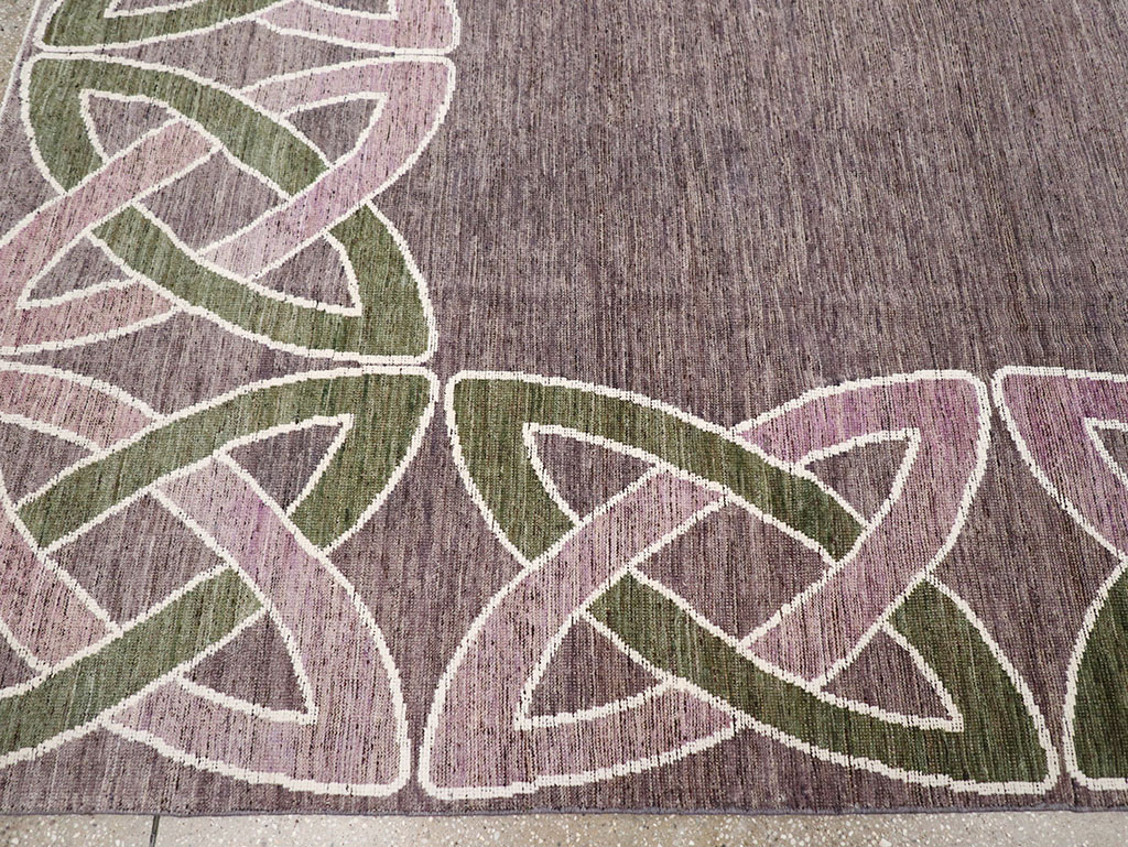 Modern East Turkestan Khotan Room Size Carpet, No.32605 - Gss