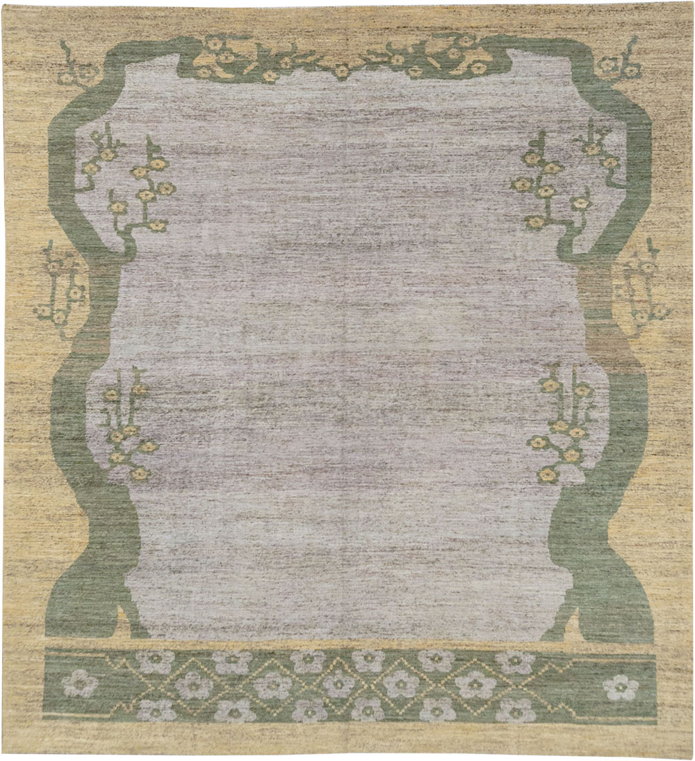 Modern East Turkestan Khotan Room Size Carpet, No.32608 - Gss