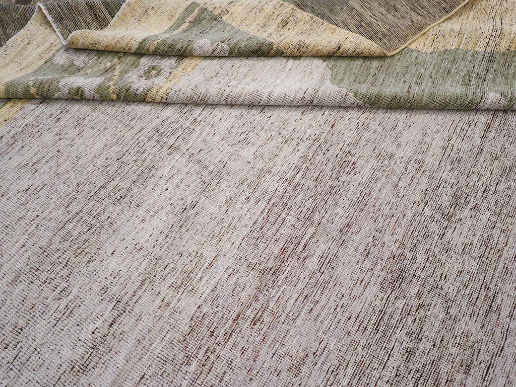 Modern East Turkestan Khotan Room Size Carpet, No.32608 - Gss