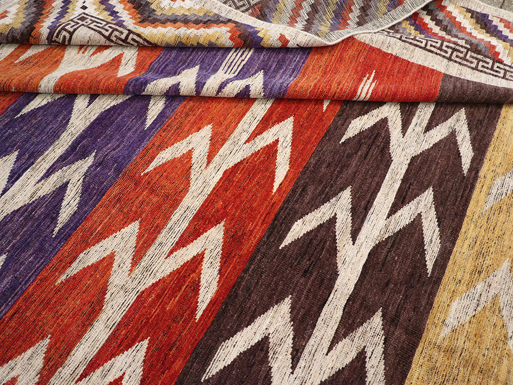 Modern East Turkestan Khotan Room Size Carpet, No.32610 - Gss