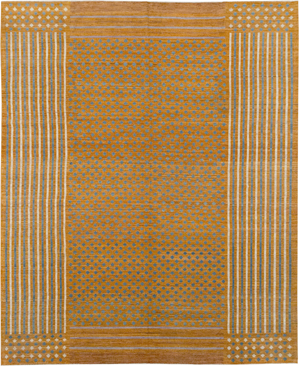 Contemporary East Turkestan Khotan Room Size Carpet, No.32611 - Gss