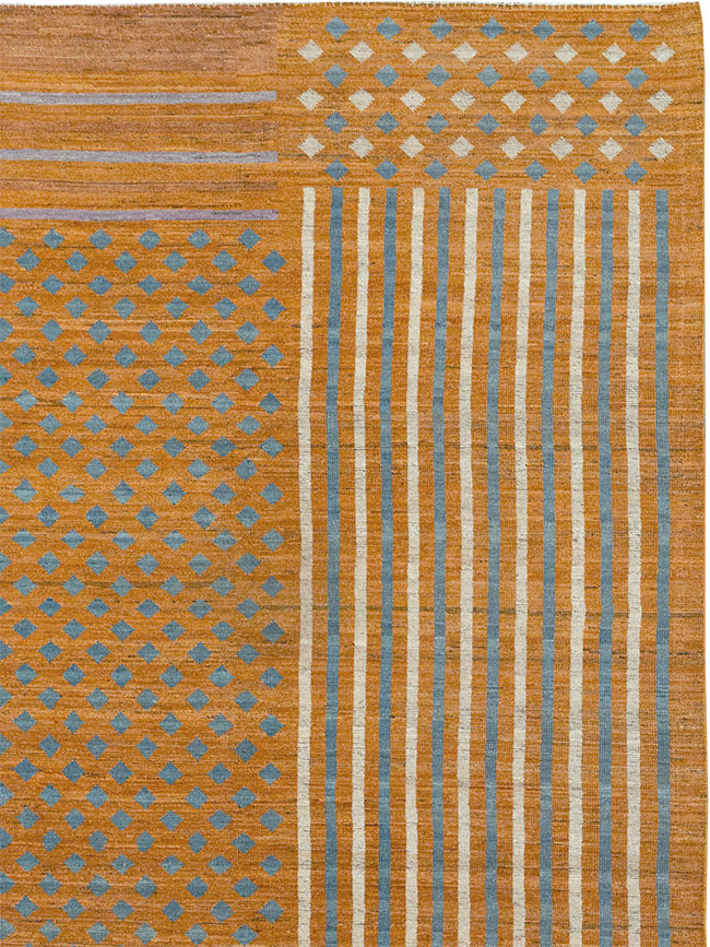 Contemporary East Turkestan Khotan Room Size Carpet, No.32611 - Gss