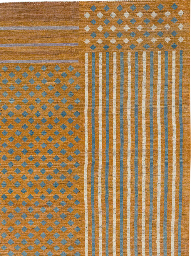 Contemporary East Turkestan Khotan Room Size Carpet, No.32611 - Gss