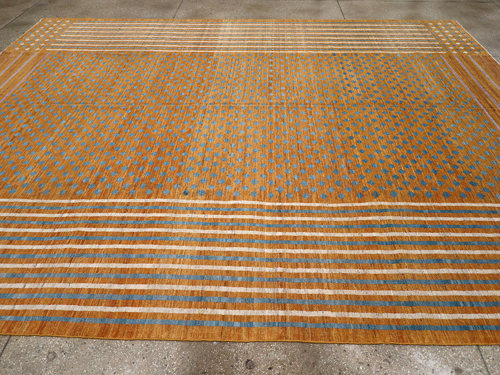 Contemporary East Turkestan Khotan Room Size Carpet, No.32611 - Gss