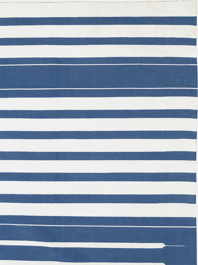 Modern Indian Flatweave Dhurrie Room Size Carpet, No.32618 - Gss