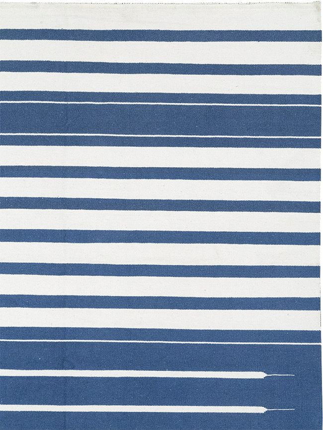 Modern Indian Flatweave Dhurrie Room Size Carpet, No.32619 - Gss