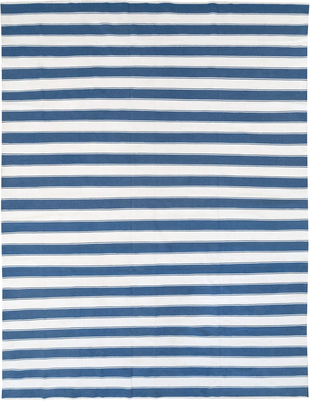 Modern Indian Flatweave Dhurrie Room Size Carpet, No.32620 - Gss