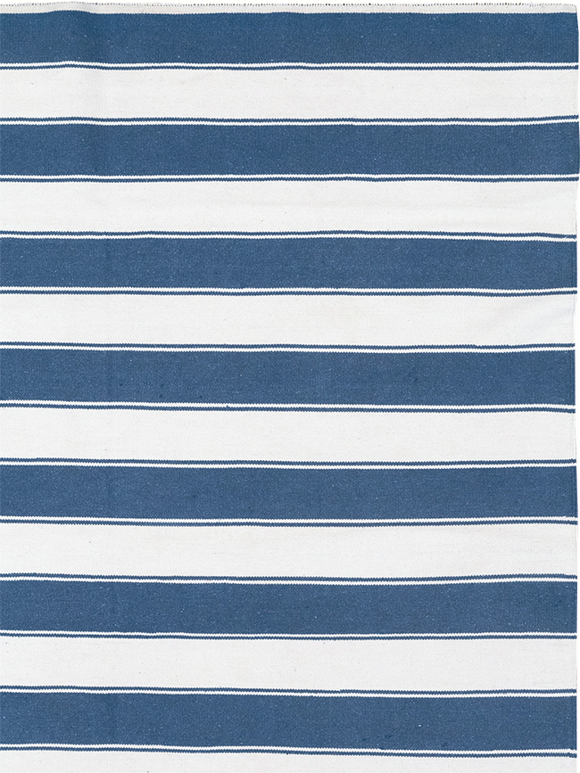 Modern Indian Flatweave Dhurrie Room Size Carpet, No.32620 - Gss