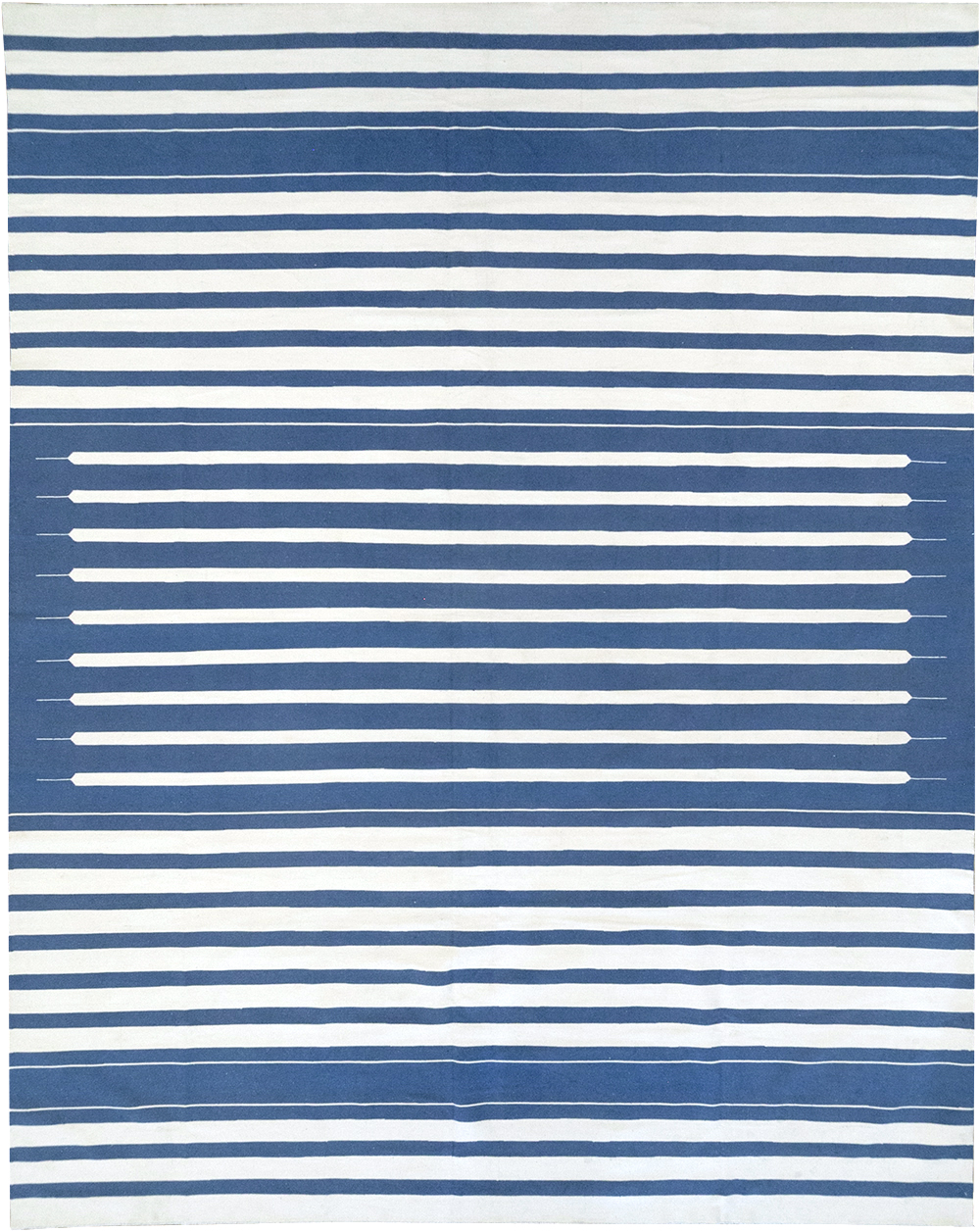 Modern Indian Flatweave Dhurrie Large Room Size Carpet, No.32626 - Gss