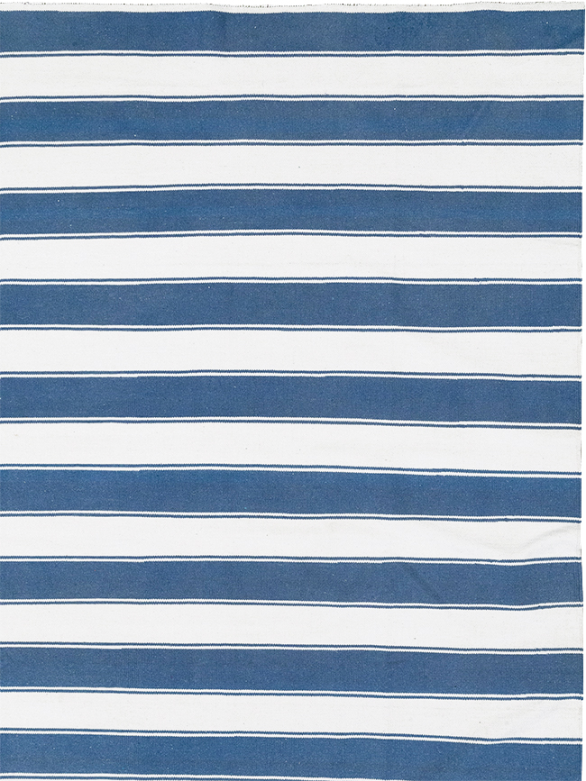 Modern Indian Flatweave Dhurrie Large Room Size Carpet, No.32627 - Gss