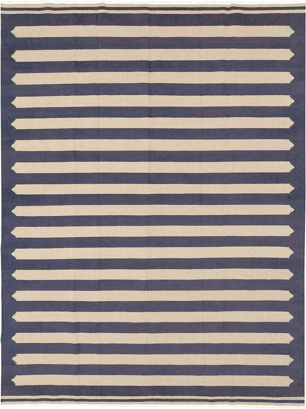 Modern Indian Flatweave Dhurrie Room Size Carpet, No.32630 - Gss