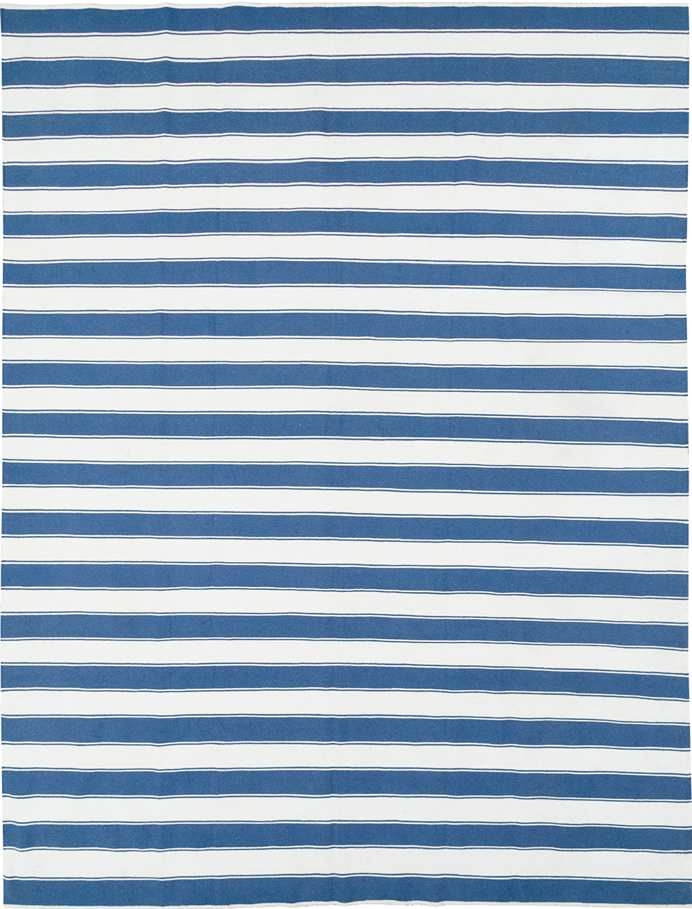 Modern Indian Flatweave Dhurrie Room Size Carpet, No.32633 - Gss