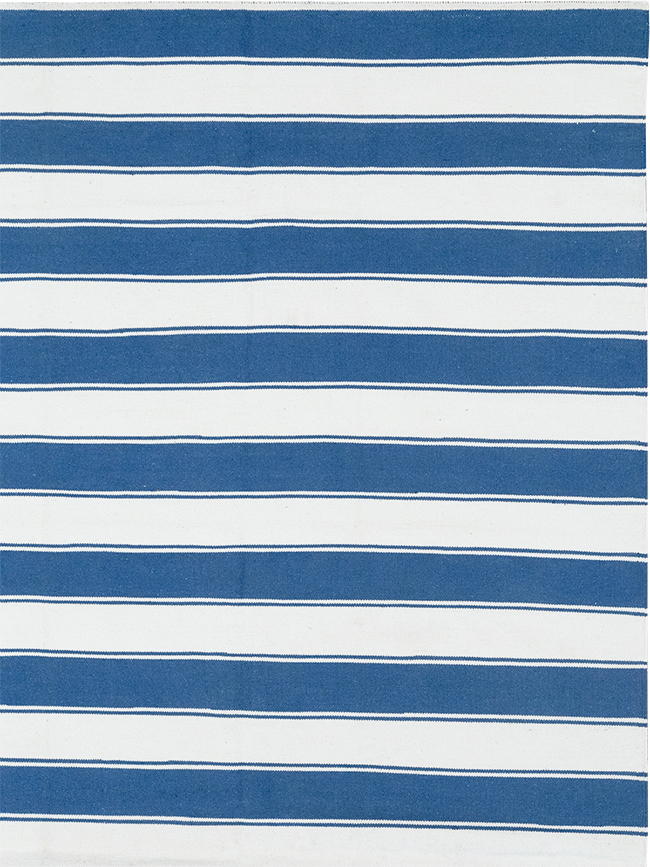 Modern Indian Flatweave Dhurrie Room Size Carpet, No.32633 - Gss