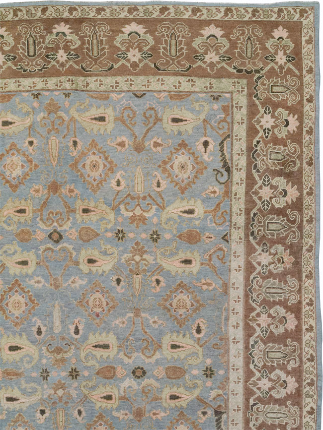 Antique Indian Agra Long and Narrow Carpet, No.32646 - Gss