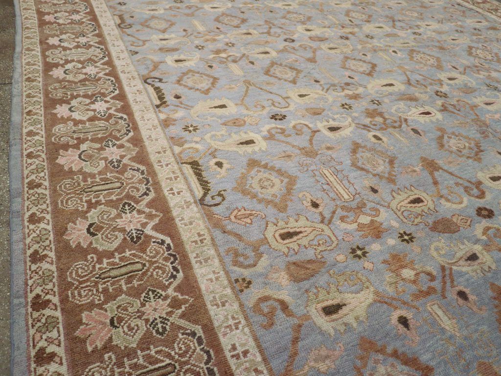 Antique Indian Agra Long and Narrow Carpet, No.32646 - Gss