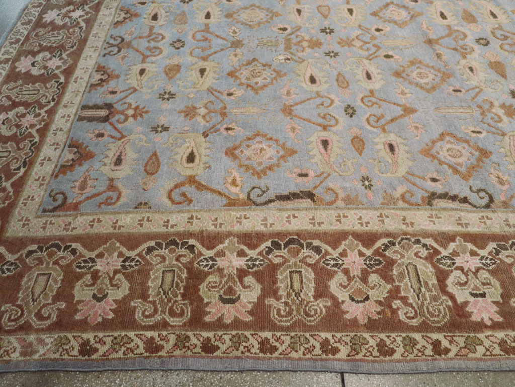 Antique Indian Agra Long and Narrow Carpet, No.32646 - Gss