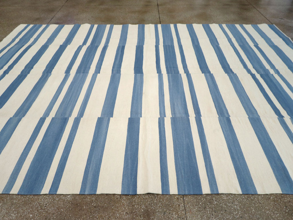 Modern Turkish Flatweave Kilim, No.32649 - Gss