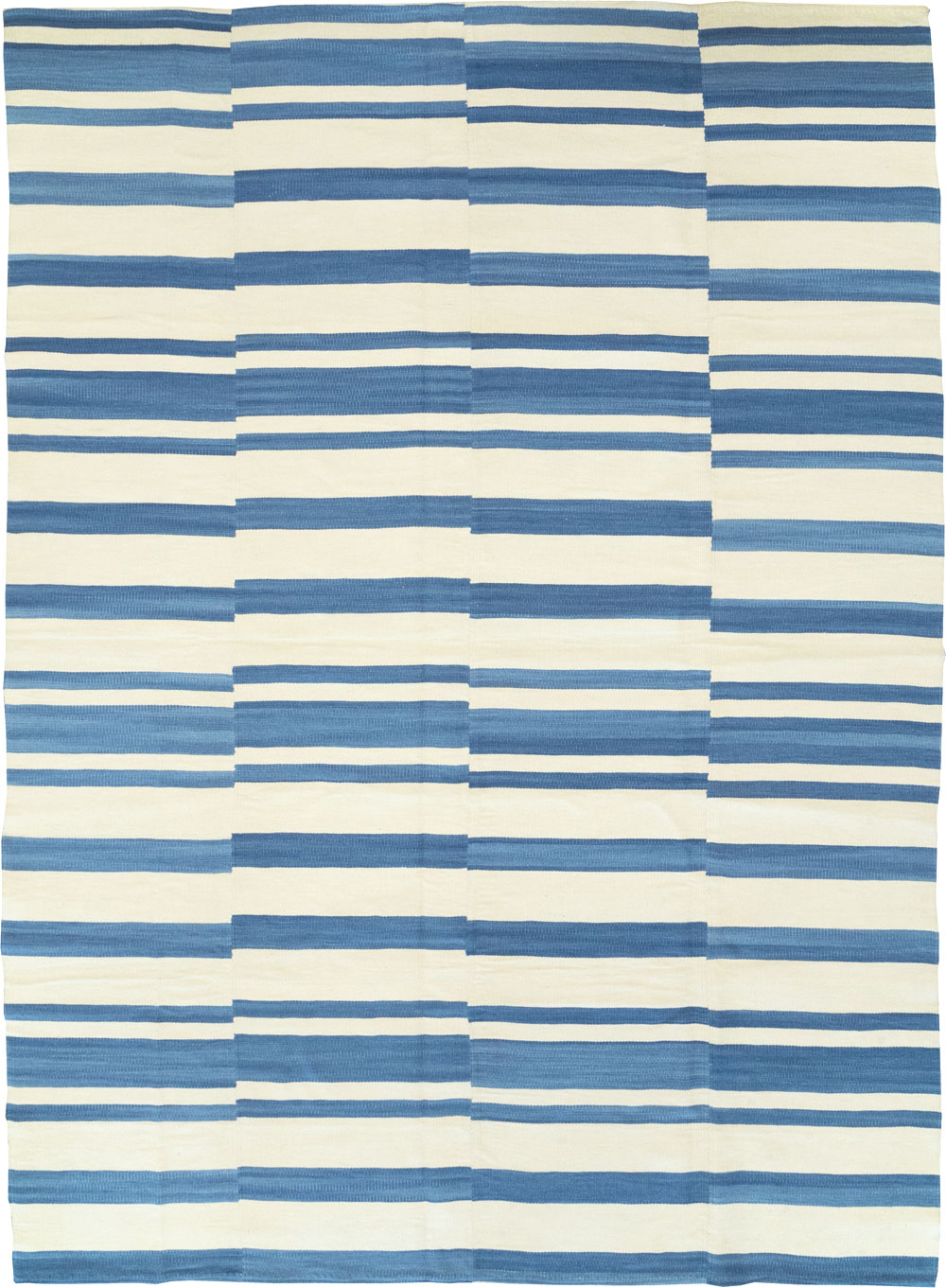 Modern Turkish Flatweave Room Size Carpet, No.32652 - Gss