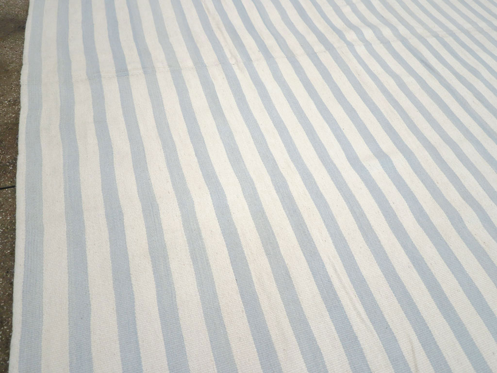 Modern Turkish Flatweave Oversized Square Carpet, No.32653 - Gss