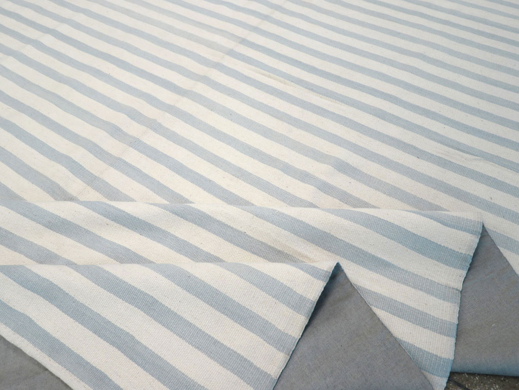 Modern Turkish Flatweave Oversized Square Carpet, No.32653 - Gss