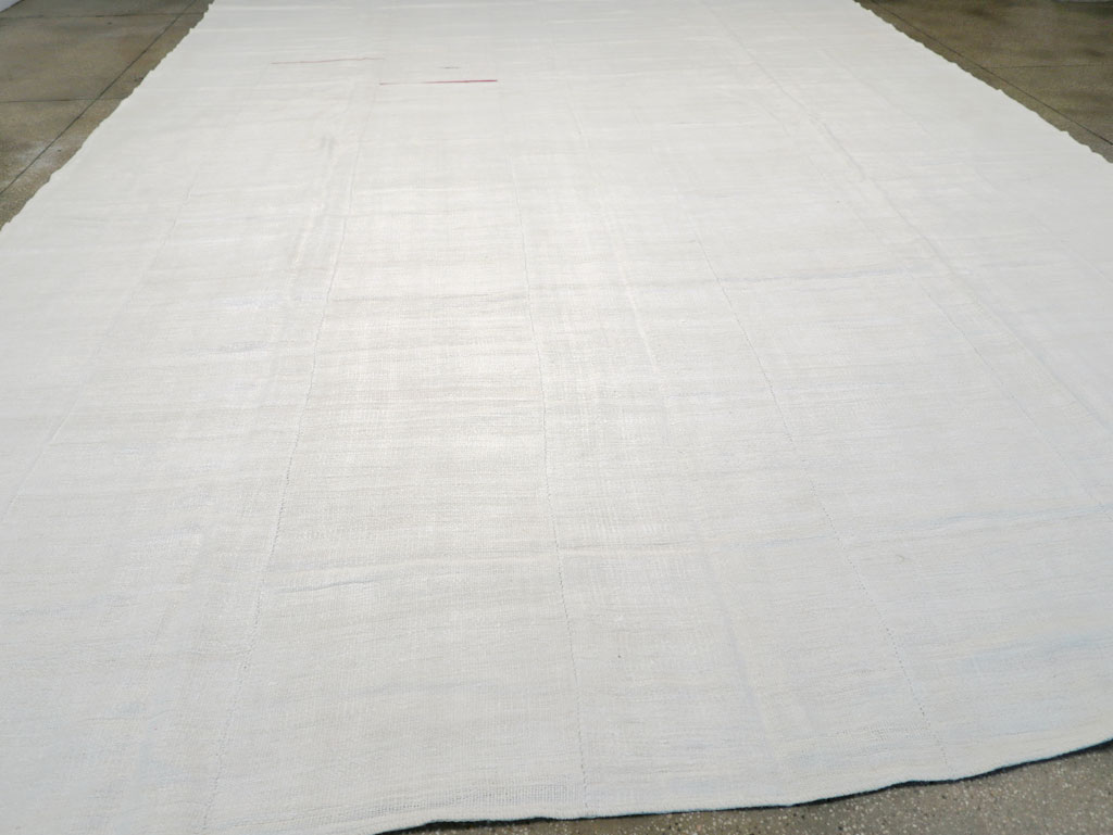 Vintage Turkish Flatweave Kilim Large Carpet, No.32659 - Gss