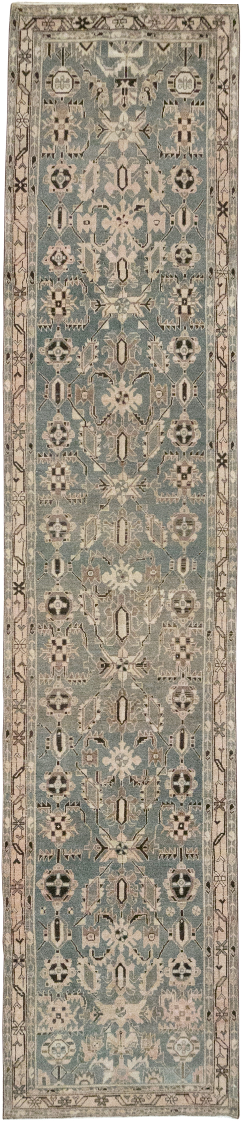Vintage Persian Malayer Long Runner, No.32665 - Gss