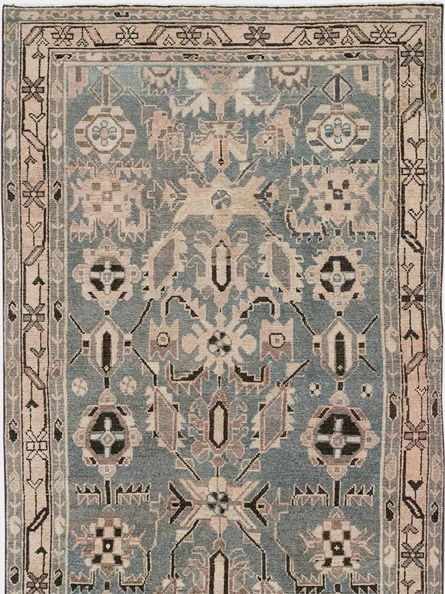 Vintage Persian Malayer Long Runner, No.32665 - Gss