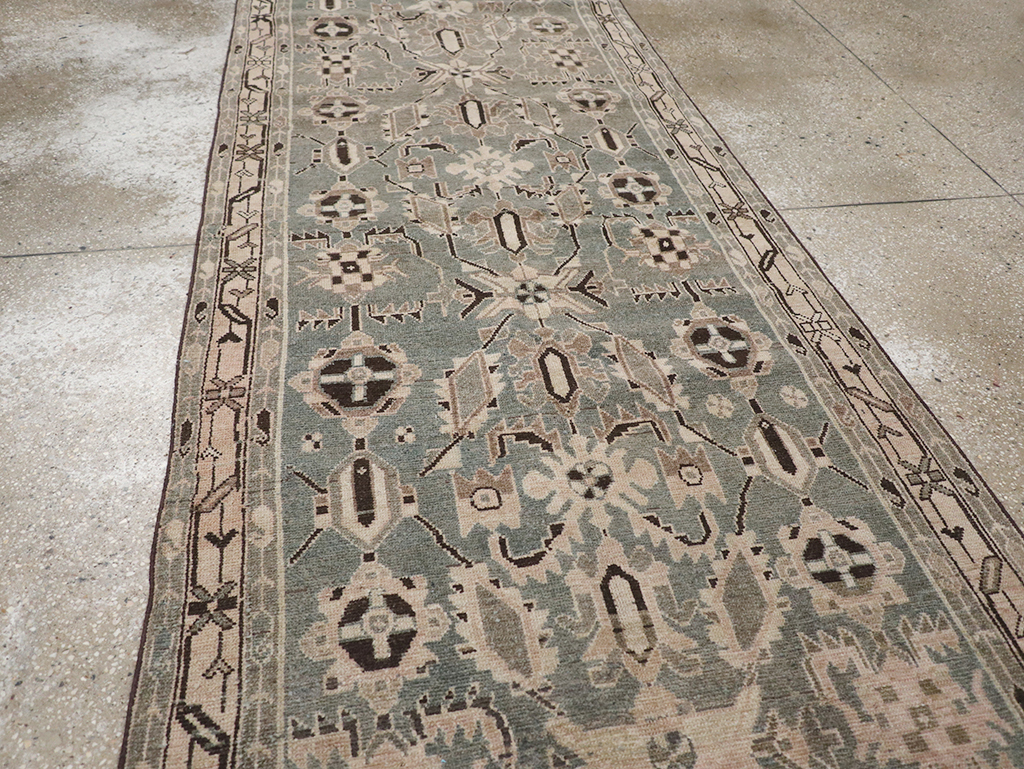 Vintage Persian Malayer Long Runner, No.32665 - Gss