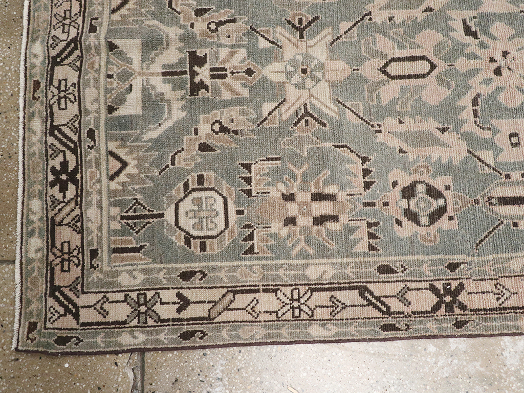 Vintage Persian Malayer Long Runner, No.32665 - Gss