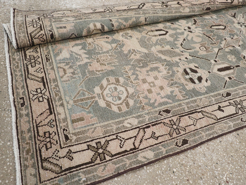 Vintage Persian Malayer Long Runner, No.32665 - Gss