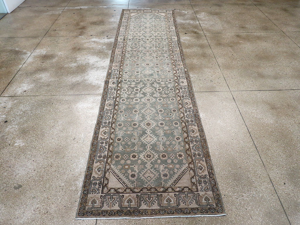 Vintage Persian Malayer Runner, No.32666 - Gss