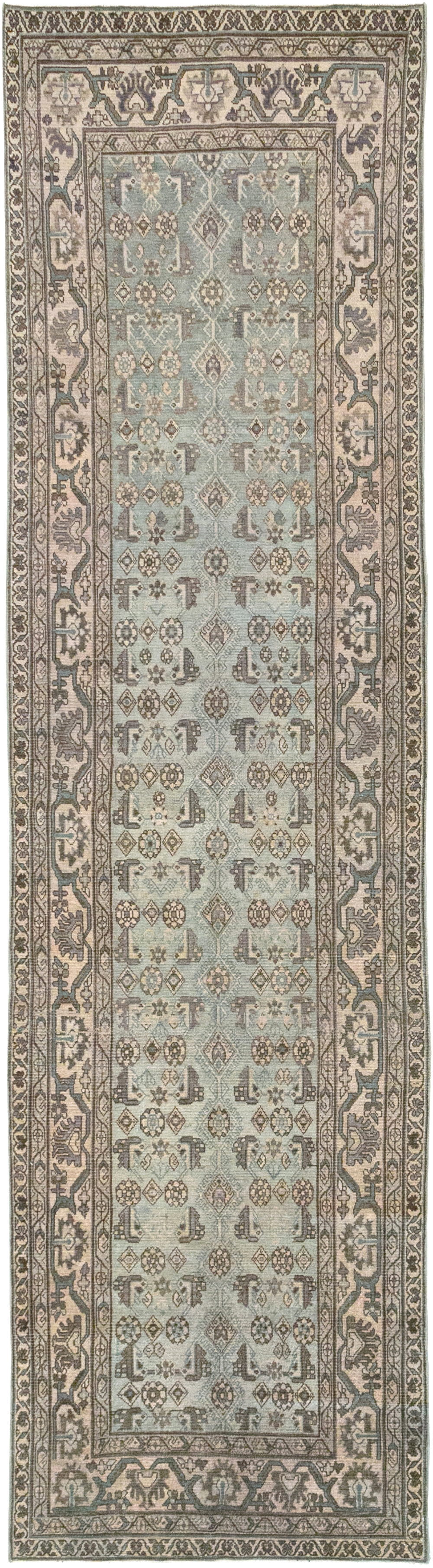 Vintage Persian Malayer Runner, No.32668 - Gss