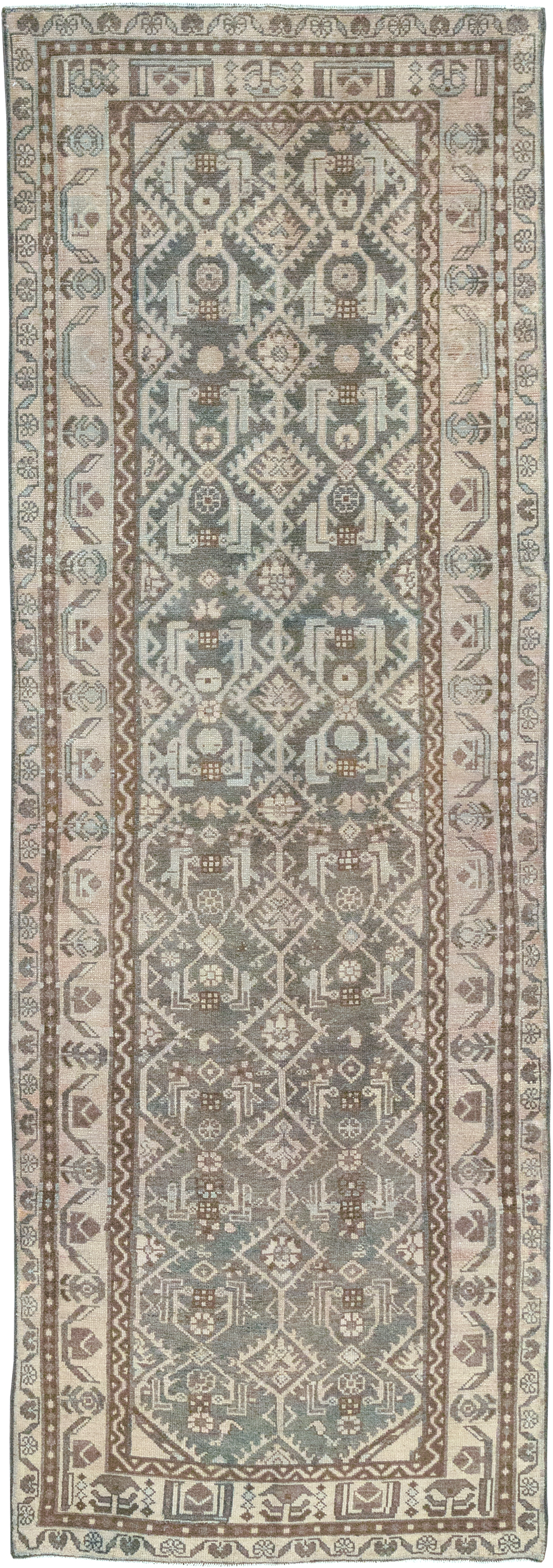Vintage Persian Malayer Runner, No.32670 - Gss