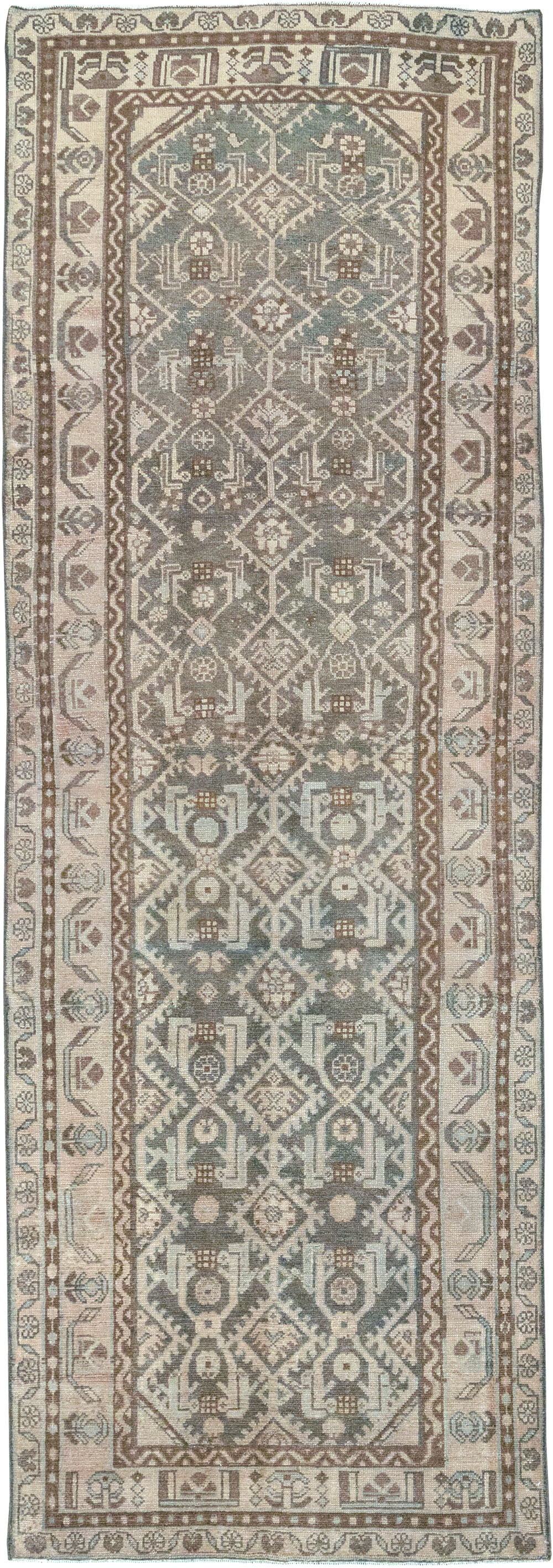 Vintage Persian Malayer Runner, No.32670 - Gss