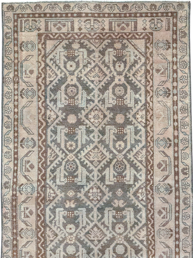 Vintage Persian Malayer Runner, No.32670 - Gss