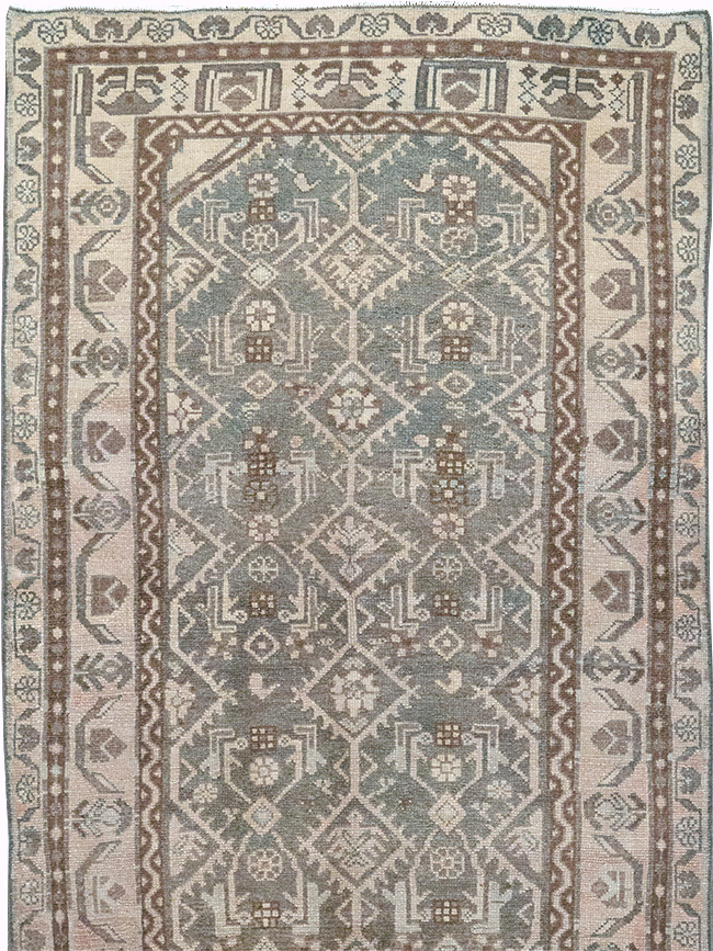 Vintage Persian Malayer Runner, No.32670 - Gss