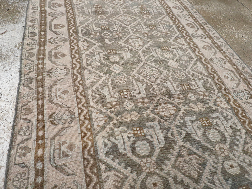 Vintage Persian Malayer Runner, No.32670 - Gss