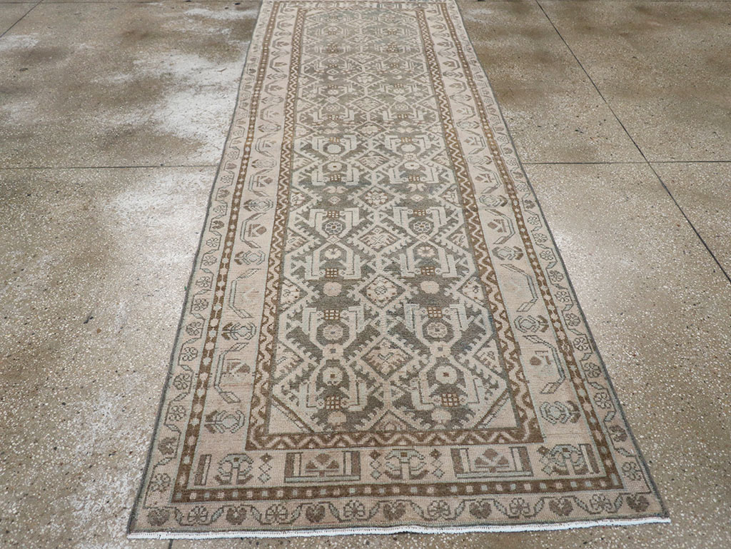 Vintage Persian Malayer Runner, No.32670 - Gss