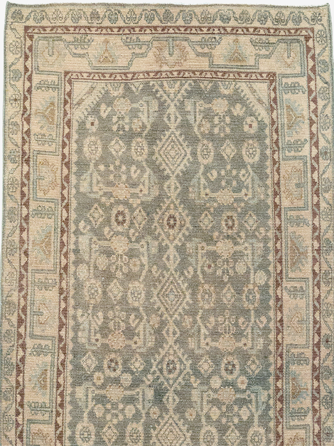 Vintage Persian Malayer Runner, No.32671 - Gss