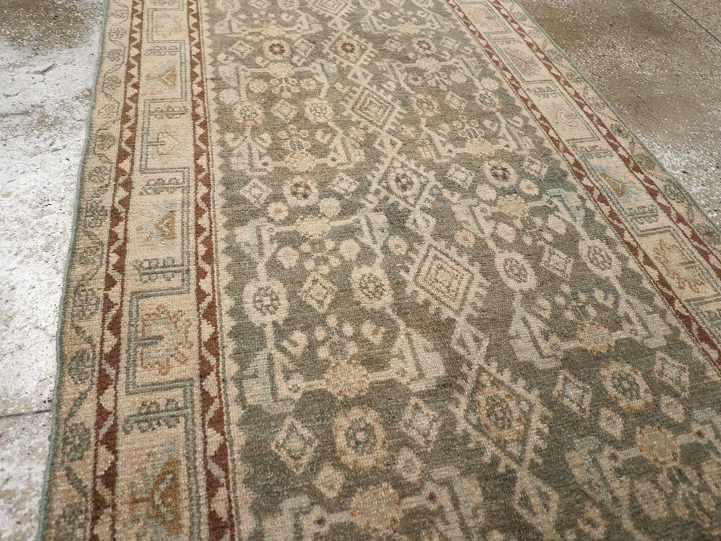 Vintage Persian Malayer Runner, No.32671 - Gss