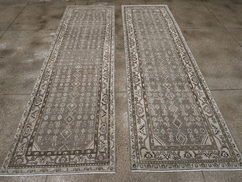 Vintage Persian Malayer Runner (Pair: 1 of 2), No.32672 - Gss