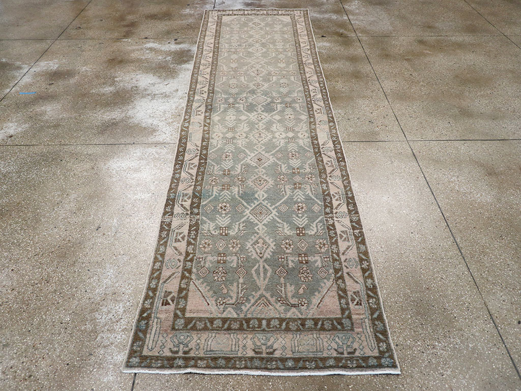 Vintage Persian Malayer Runner, No.32674 - Gss