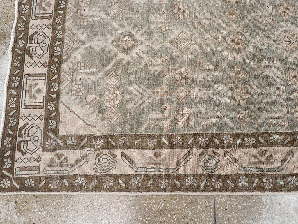 Vintage Persian Malayer Runner, No.32674 - Gss