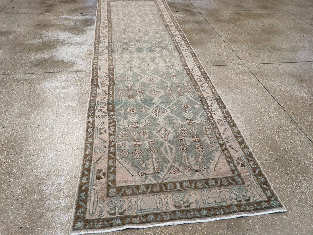 Vintage Persian Malayer Runner, No.32674 - Gss