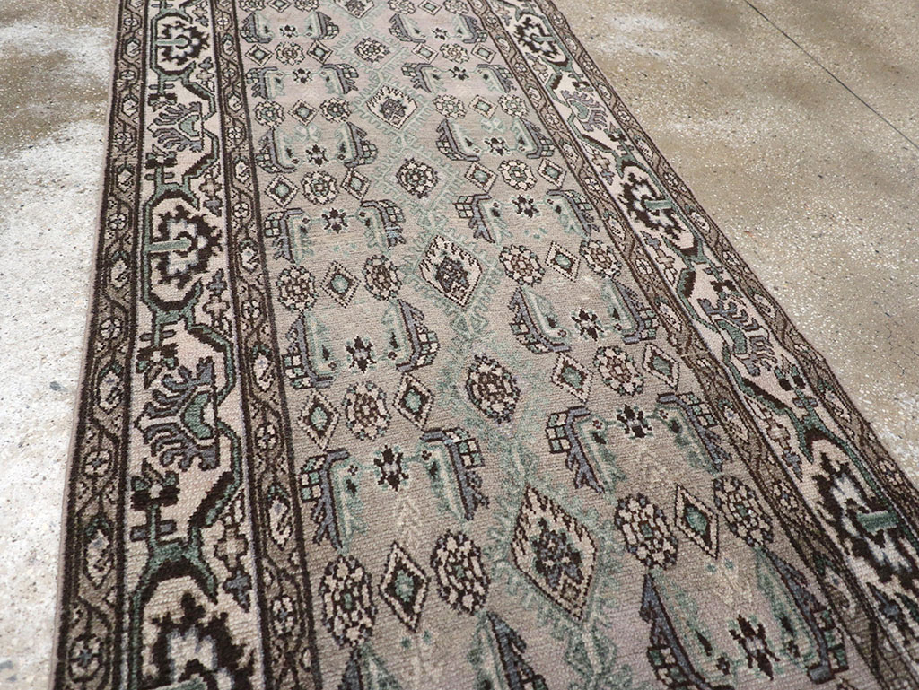Vintage Persian Malayer Runner, No.32675 - Gss